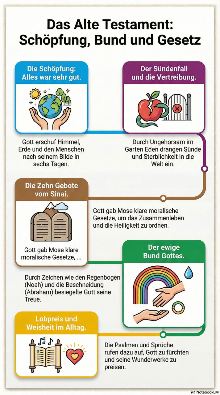Infografik: Die Bibel: Das Alte Testament im Überblick