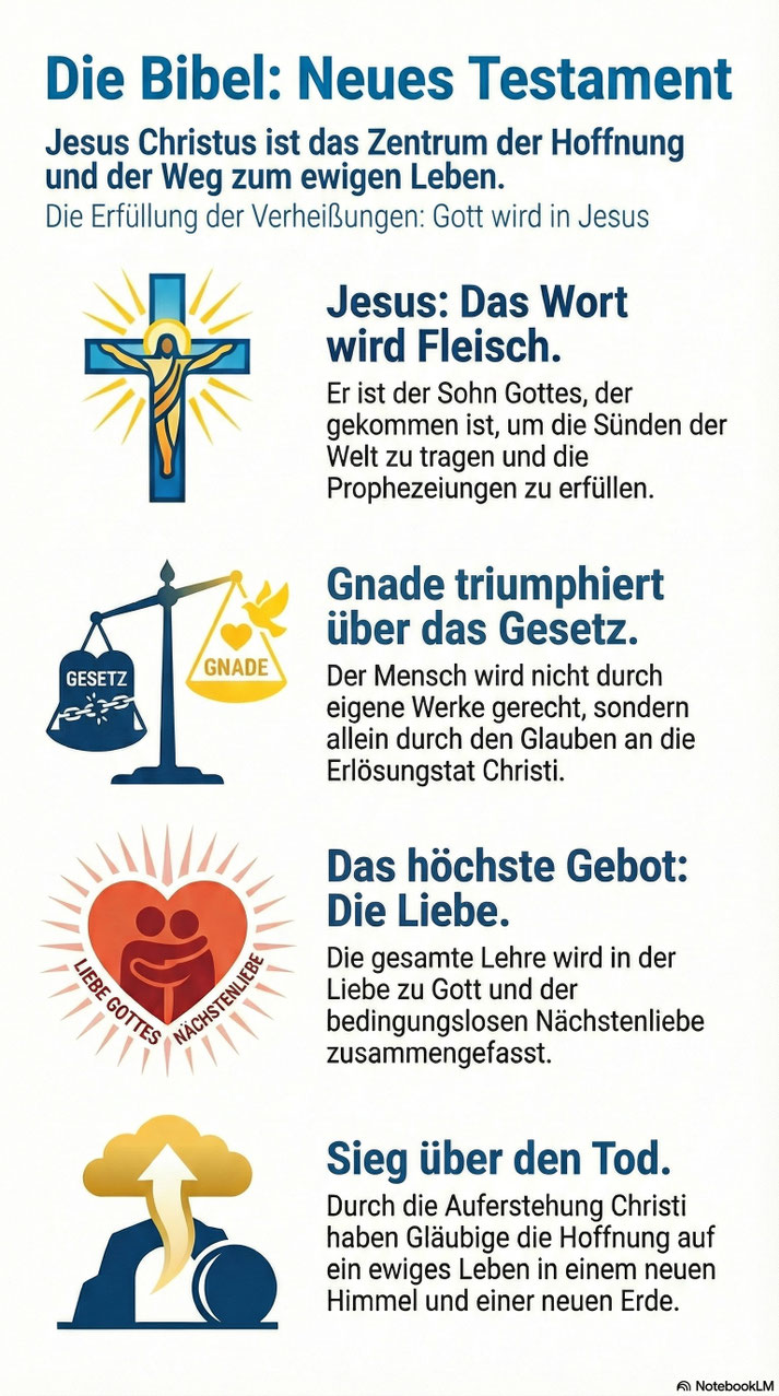 Infografik: Das Neue Testament in der Bibel