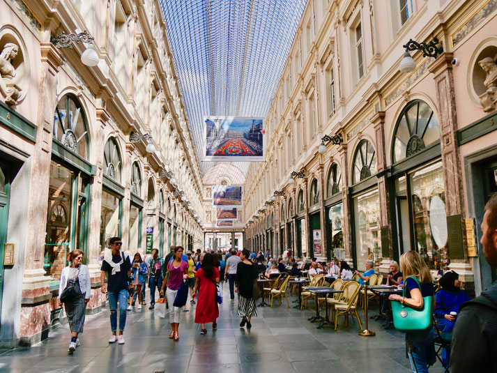 Brüssel Belgien, Galerie de la Reine, Passagen der Königin