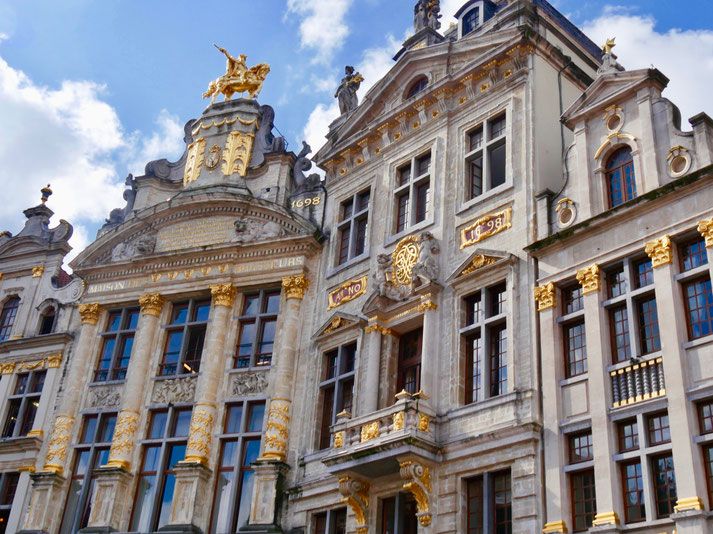 Haus der Bierbrauer Gildehäuser Zunfthäuser, am Grote Markt  Grande Place Brüssel Belgien