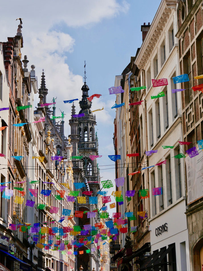 Belgien Brüssel Einkaufsmeile Altstadtstraßen