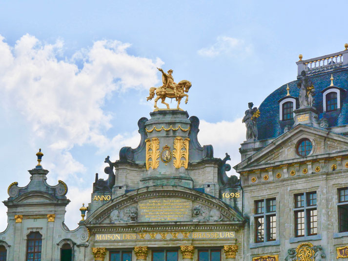Haus der Bierbrauer Gildehäuser Zunfthäuser, am Grote Markt  Grande Place Brüssel Belgien