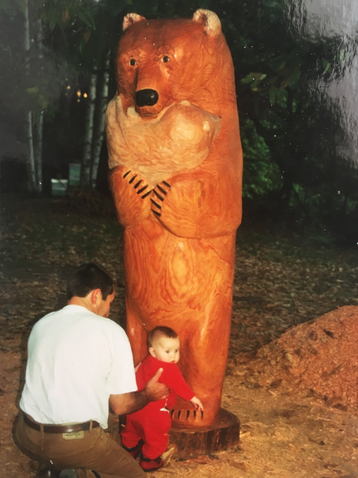Bärenmutter mit 'nounours', Lärche, Belvédère, Haute Provence