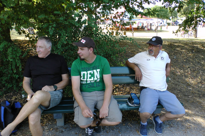 Die drei von der Tankstelle  .......Günther - Nico - Rolf
