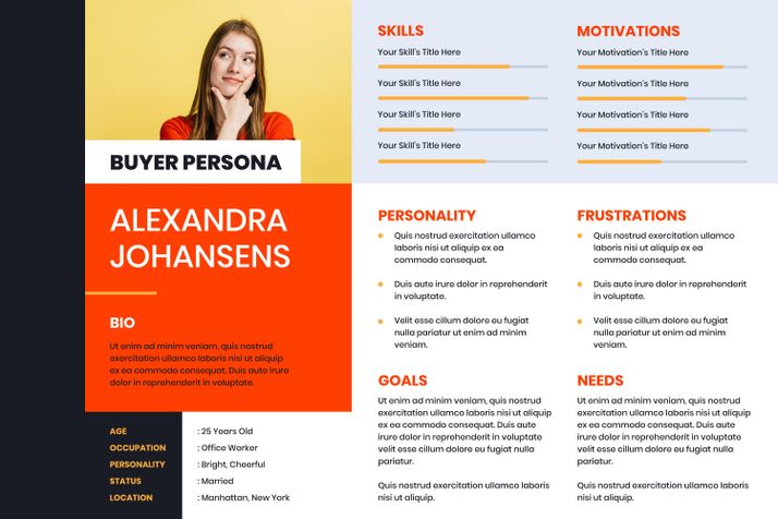 Buyer Persona Template by Freepik