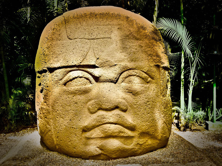 Colossal Olmec head