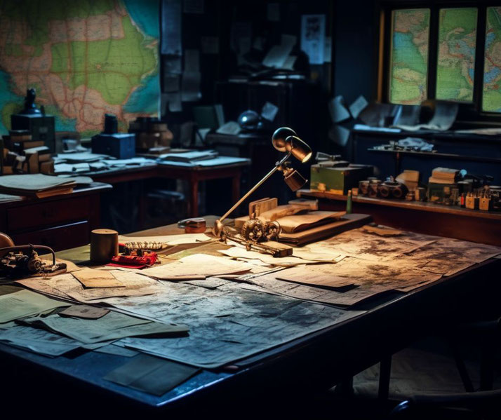 D-Day planning room