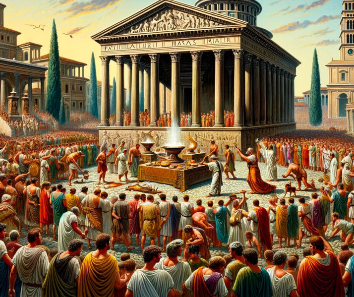 What was the Roman festival of Saturnalia and how is it linked to ...
