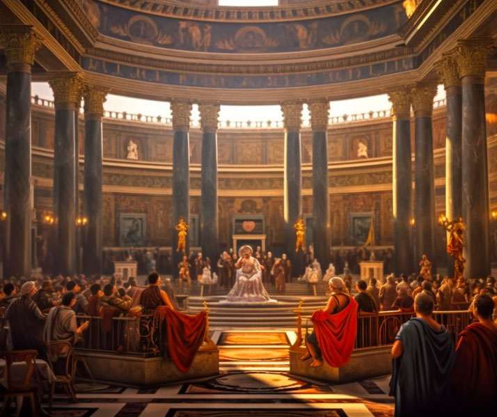 Senate gatherings in Ancient Rome