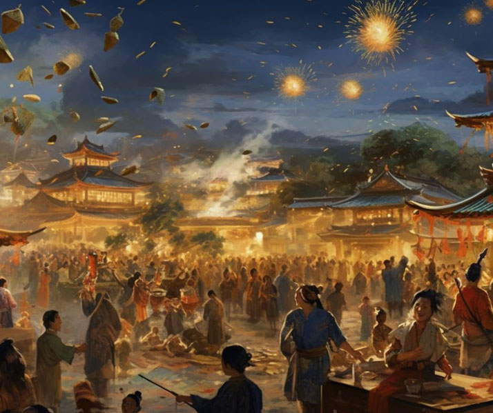 Ancient Chinese Fireworks