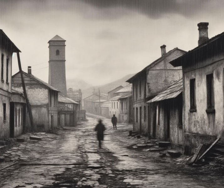 Streets of 19th century Georgia