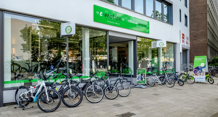 Die e-motion e-Bike Welt in Braunschweig
