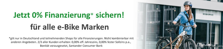 Jetzt 0% Finanzierung für S-Pedelecs beim e-motion e-Bike Händler in Ihrer Nähe sichern!