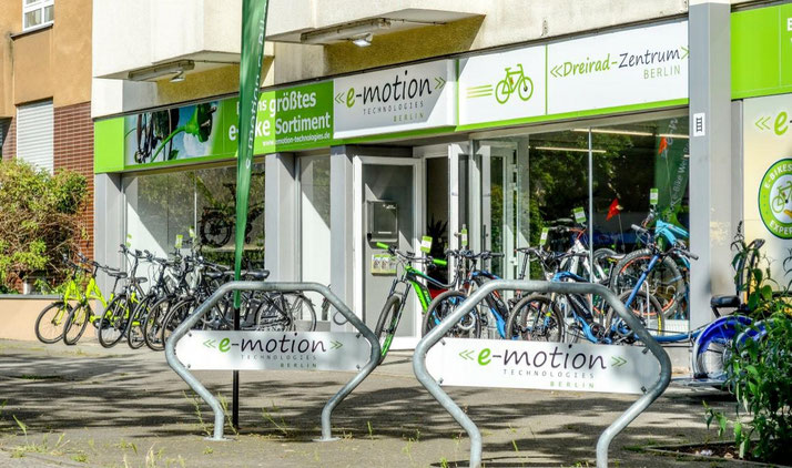 Die e-motion e-Bike Welt in Berlin-Steglitz