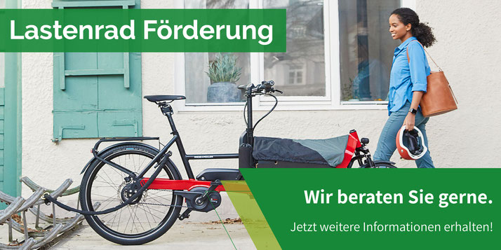 Bundesweite Förderung für Lasten e-Bikes