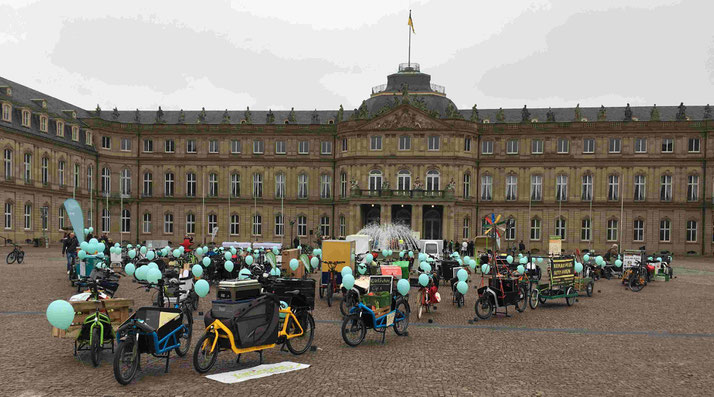 Lastenradevent in Stuttgart