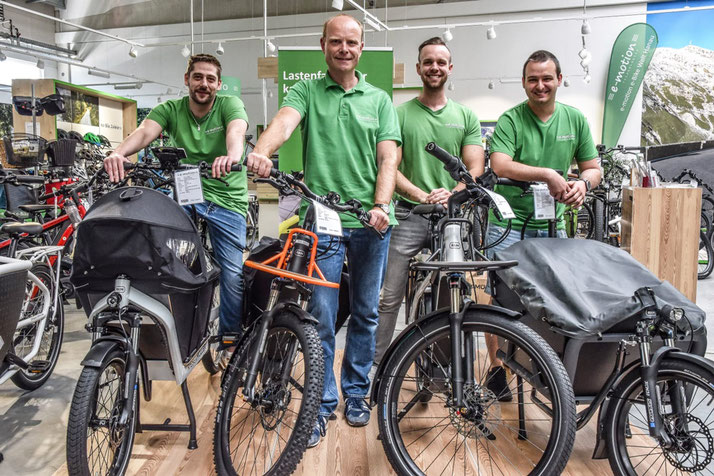 Unsere Experten in Hanau können Sie bei allem rund um's Lasten e-Bike beraten
