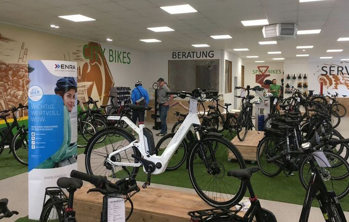 Pedelecs, Speed-Pedelecs und e-Bikes in der e-motion e-Bike Welt in Bremen