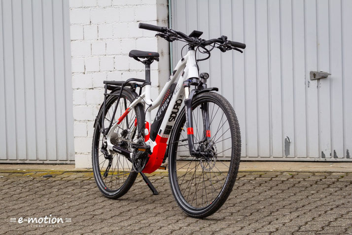 Das Haibike SDURO Trekking 6.0 ist modern und sportlich gestaltet