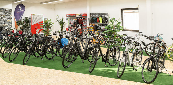 Die e-motion e-Bike Welt in Nürnberg bietet eine breite Auswahl an e-Bikes und Zubehör an.