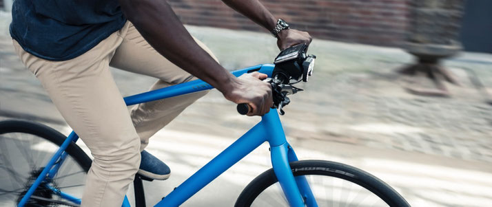 Mit COBI.bike erhalten Sie während der Fahrt aktuelle Wettervorhersagen