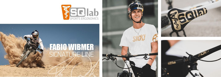 SQlab Fabio Wibmer e-mtb Sonderkollektion - e-mtb Griffe e-mtb Sättel emtb Lenker