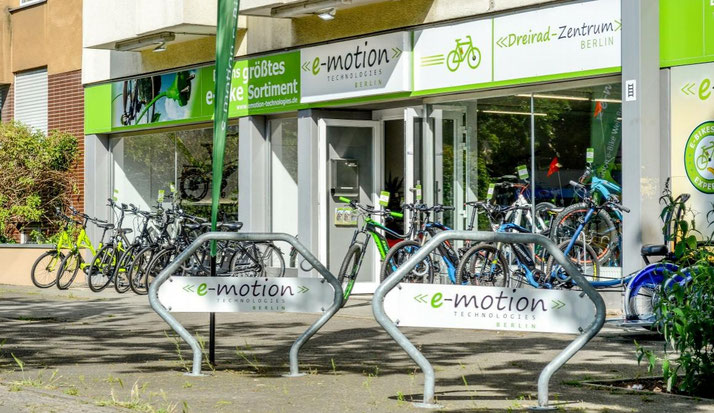 Die e-motion e-Bike Welt in Berlin-Steglitz