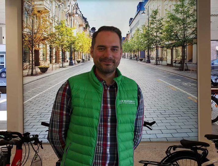 Denis Struwe, e-Bike Experte der e-motion e-Bike Welt Nordheide