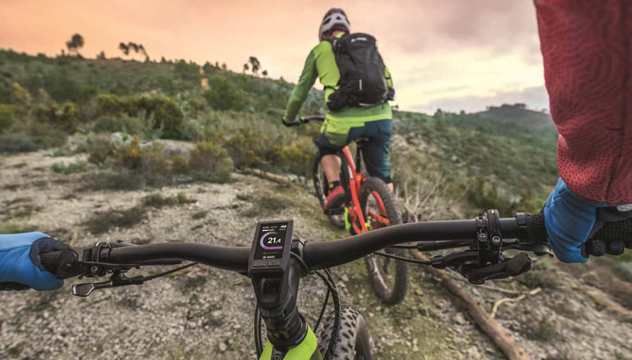 verschiedene e-Bike Displays von Bosch, Yamaha, Shimano und Fazua im Überblick