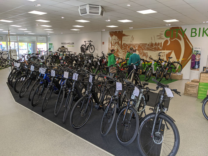 Trekking e-Bikes in der e-motion e-Bike Welt Bremen