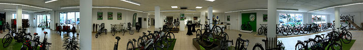 Panoramaansicht - Die e-motion e-Bike Welt Fuchstal
