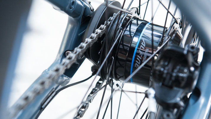 Die elektronischen Nabenschaltungen Shimano Nexus Di2 und Alfine Di2