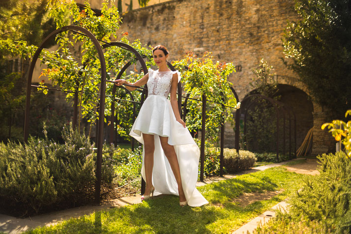 ludivine guillot robe de mariée lyon dentelle mikado