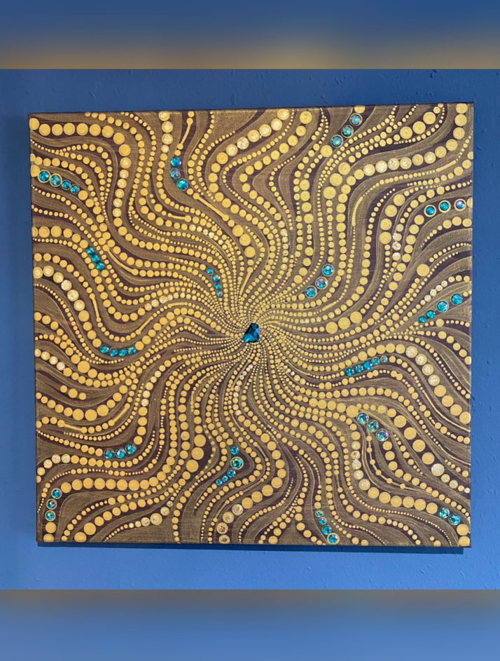 Bildgröße 40 x 40 cm