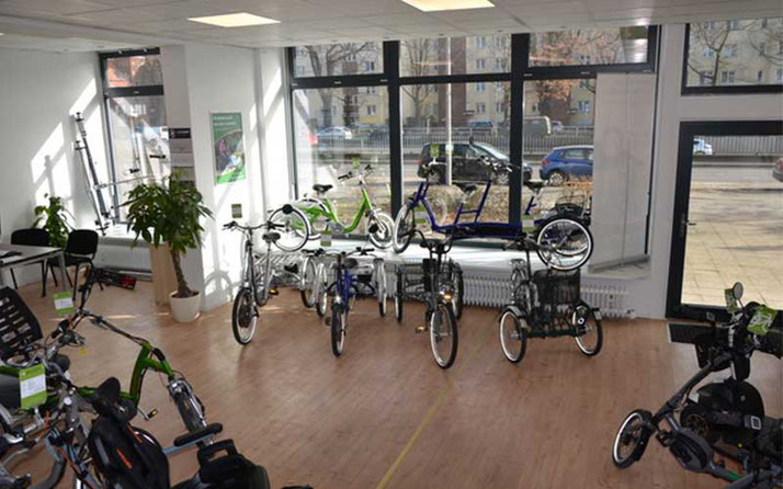 Dreirad Zentrum Berlin Beratung, Probefahrt und kaufen