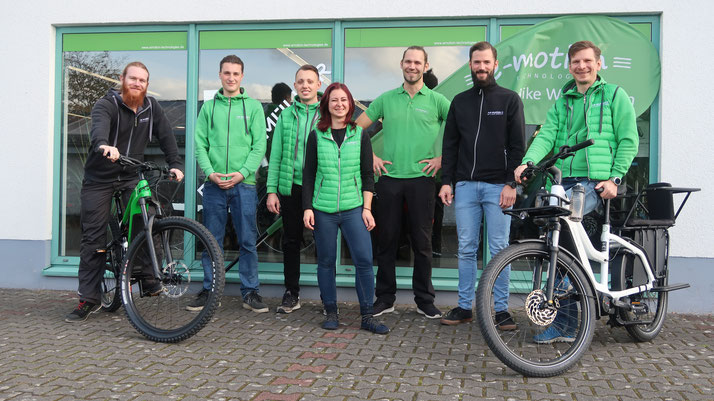 Das Team des Dreirad Zentrums Gießen