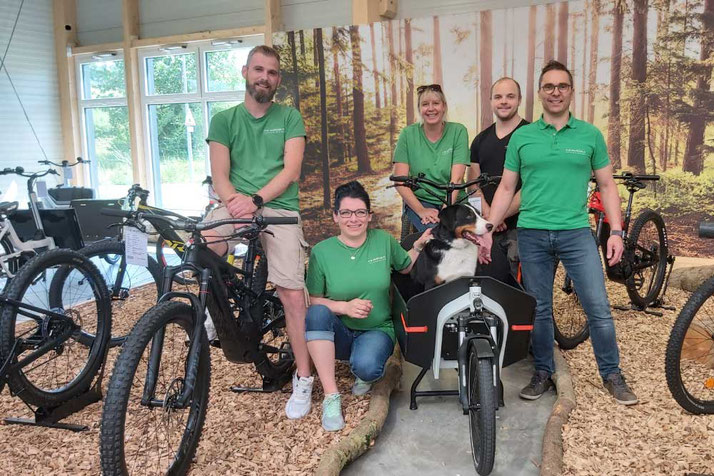 Das Team vom Dreirad-Zentrum Westhausen