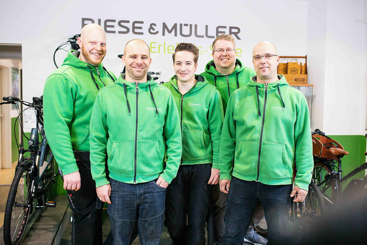 Das Team des Dreirad-Zentrums Köln