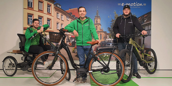 Das Team des Dreirad-Zentrums Saarbrücken