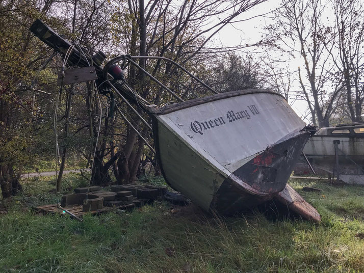Abandoned Yacht in Denmark