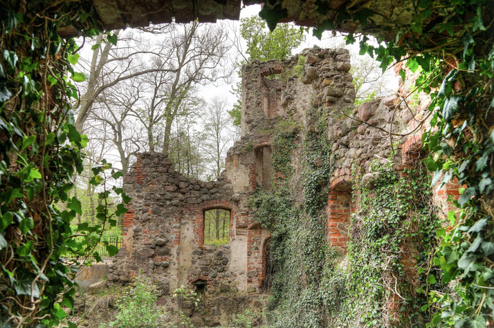 Abandoned old castle in Eastern Germany