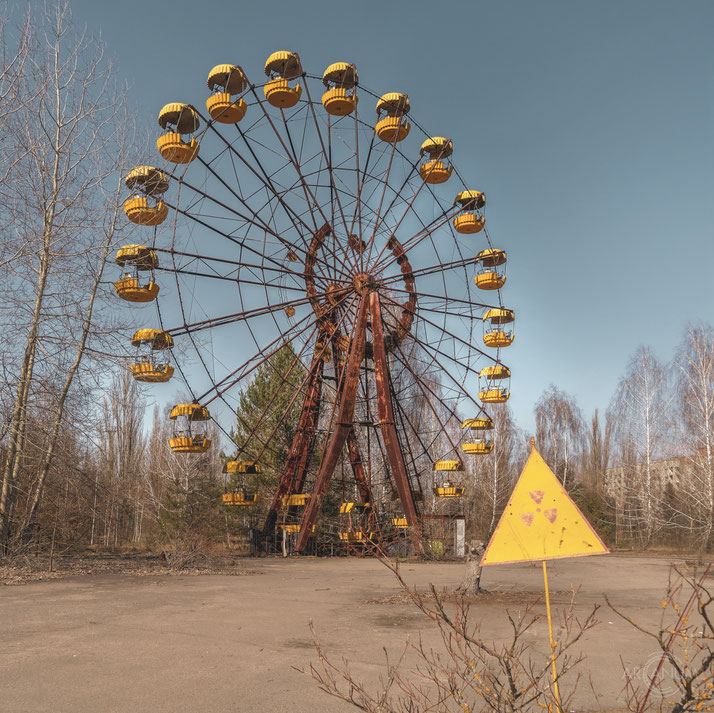 The iconic ferris wheel of Pripyat