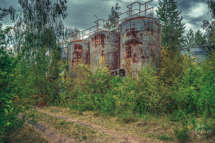 Abandoned Mineral Oil Plant in Germany