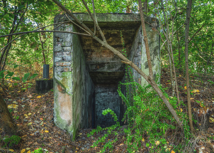 Soviet Command Bunker at Parchim Arifield in Germany