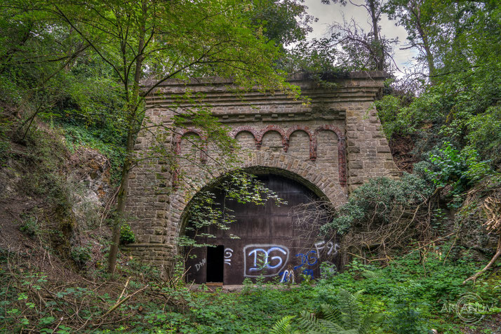 Disused Railway Tunnel Tesche in Germany