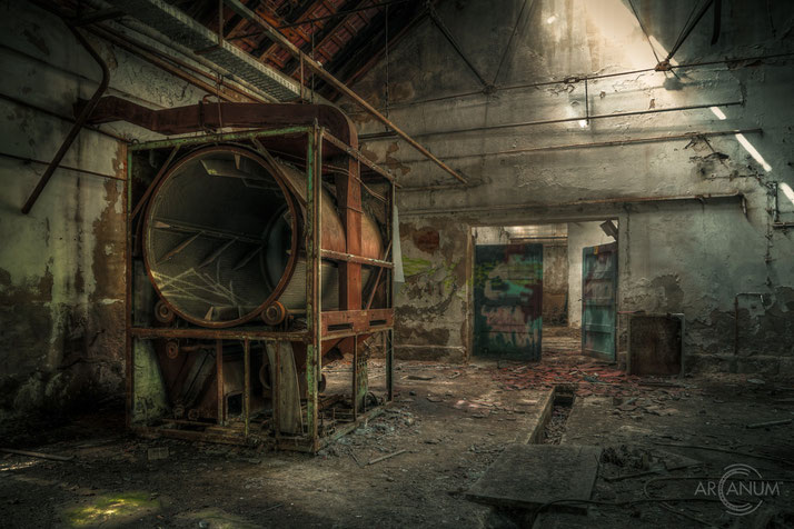 Abandoned Chemical Laundry in Germany near the Polish Border