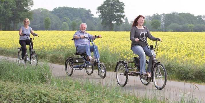 Dreiräder für Erwachsene bei Ihrem Dreirad-Zentrum