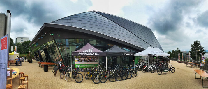 e-Bike und Elektrovelos am Velotag in Limmastadt