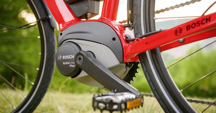 Der Bosch Active Line Plus e-Bike Motor eignet sich auch für längere Touren