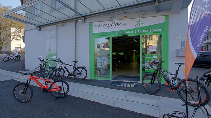 Elektrofahrrad kaufen in der e-motion e-Bike Welt Bern